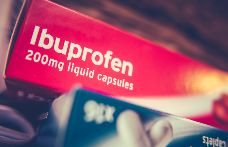 Ibuprofen may hinder healing