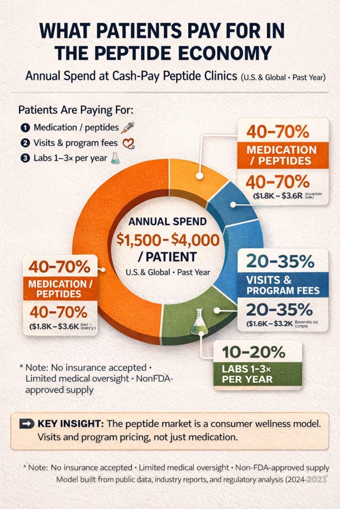 What Patients Pay For In This Peptide Economy | Fort Myers Internal Medicine Doctors | Concierge Doctors in Fort Myers