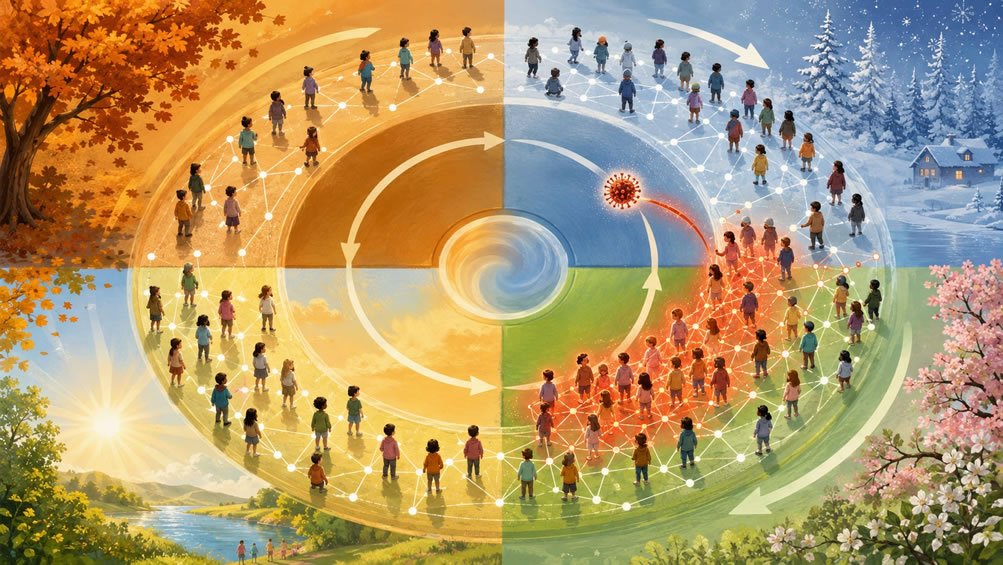 Measles - Seasonality and Susceptibility Cycles